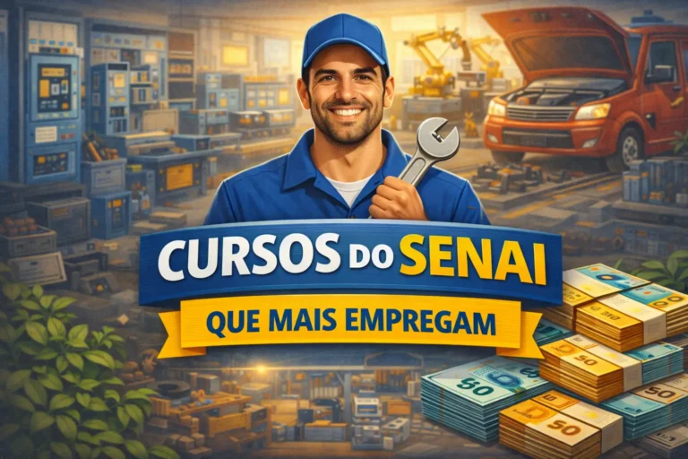 Cursos do SENAI que mais empregam