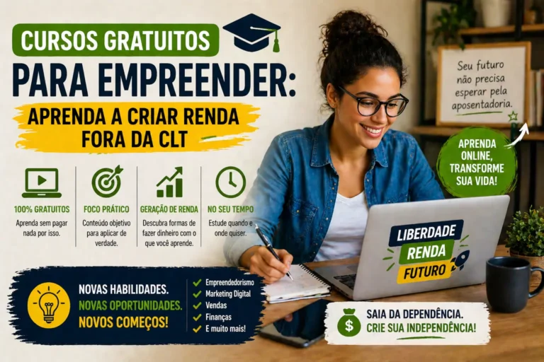 Cursos gratuitos para empreender